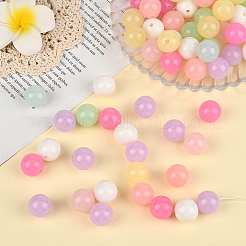 100Pcs Opaque Acrylic Beads&nbsp;OACR-PA0001-31A