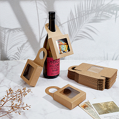 80Pcs Square Paper Wine Bottle Hanging Boxes&nbsp;CON-GO0001-18