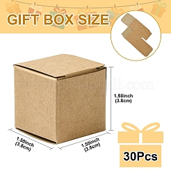 30Pcs Kraft Paper Packaging Boxes&nbsp;CON-YW0001-73