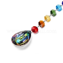 Quartz Crystal Pendant Decorations&nbsp;HJEW-M007-05B-P