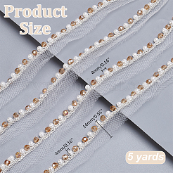 5 Yards Gauze Lace Trim&nbsp;OCOR-WR0002-05B