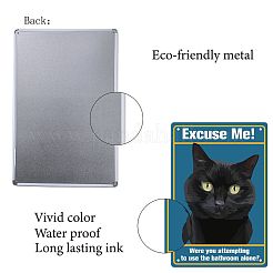 Rectangle Metal Iron Sign Poster&nbsp;AJEW-WH0157-374