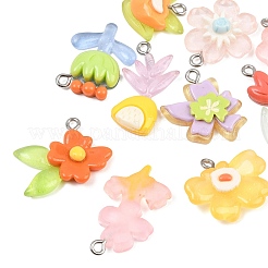 Opaque Resin Pendants&nbsp;RE-CBA5D24-02