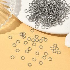 Tarnish Resistant 304 Stainless Steel Open Jump Rings&nbsp;STAS-M008-04B