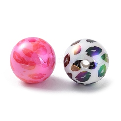 UV Plating Opeque Acrylic Beads&nbsp;X-MACR-K351-22