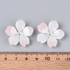 Flower Acrylic Bead Caps&nbsp;X-SACR-T017-51B