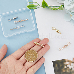 6Pcs 3 Colors Barss Fold Over Clasps&nbsp;FIND-FH0008-50
