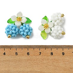 Glass Seed Beaded Pendants&nbsp;PALLOY-MZ01338
