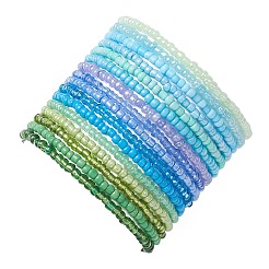 16Pcs Glass Seed Beaded Stretch Bracelets Sets&nbsp;BJEW-MZ00294