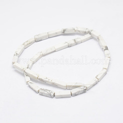 Natural Howlite Beads Strands&nbsp;X-G-E342-15