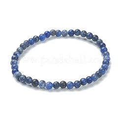 Natural Sodalite Beaded Stretch Bracelets&nbsp;BJEW-A117-A-36