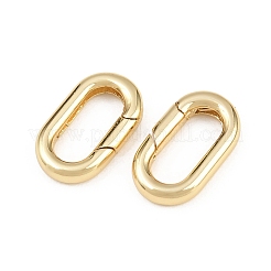 Brass Spring Gate Rings&nbsp;KK-H292-58B-G
