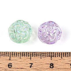 UV Plating Transparent Acrylic Beads&nbsp;OACR-N150-21-01