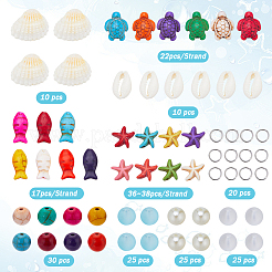 DIY Ocean Theme Bracelet Making Kit&nbsp;DIY-SC0023-34