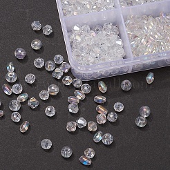 4 Style Electroplate Glass Beads&nbsp;EGLA-YW0001-35