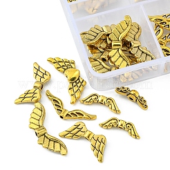 60Pcs 6 Style Tibetan Style Alloy Beads&nbsp;FIND-YW0001-50
