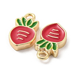 Brass Enamel Charms&nbsp;KK-Q809-21G