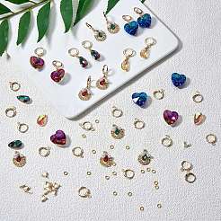 DIY Geometry Drop Earring Making Kits&nbsp;DIY-SZ0007-90