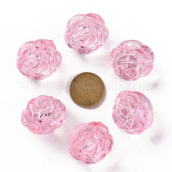 Transparent Acrylic Beads&nbsp;PL305Y-4