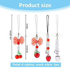 Acrylic Mobile Straps&nbsp;HJEW-HS00011