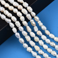 Natural Cultured Freshwater Pearl Beads Strands&nbsp;X-PEAR-N012-05F