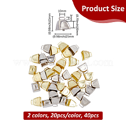 40Pcs 2 Colors Iron Pendants&nbsp;IFIN-FH0001-84