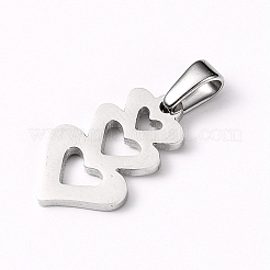 Non-Tarnish 304 Stainless Steel Pendants&nbsp;STAS-I127-018P