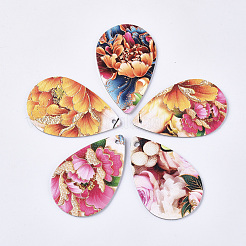 PU Leather Big Pendants&nbsp;FIND-T059-003E