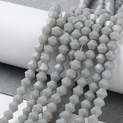 Opaque Solid Color Imitation Jade Glass Beads Strands&nbsp;GLAA-F029-P4mm-14