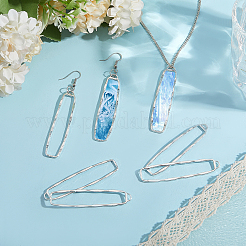 20Pcs Alloy Open Back Bezel Big Pendants&nbsp;FIND-CA0008-87S