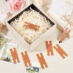 PU Imitation Leather Necklace Display Cards&nbsp;CDIS-WH0021-042B