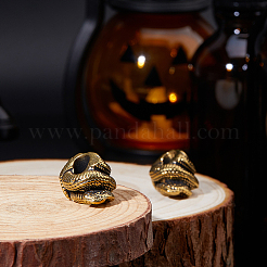 2Pcs Brass European Beads&nbsp;KK-FH0008-13AB