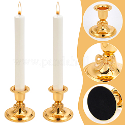 Zinc Alloy Candle Holders&nbsp;AJEW-WR0003-13G
