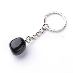 Natural Obsidian Keychain&nbsp;X-G-Q484-D03