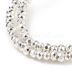 Electroplate Non-magnetic Synthetic Hematite Beads Strands&nbsp;G-L485-06A-S
