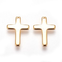 Brass Tiny Cross Charms&nbsp;LS-X-KK-Q735-301G