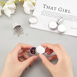 Round Aluminium Tin Cans&nbsp;LS-CON-WH0079-14