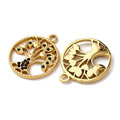 304 Stainless Steel Rhinestone Pendants&nbsp;STAS-L299-07G
