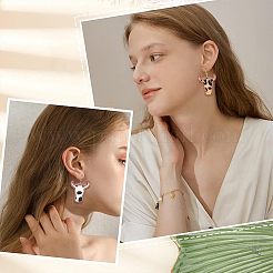 DIY Cattle Head Dangle Earring Making Kit&nbsp;DIY-OC0009-75