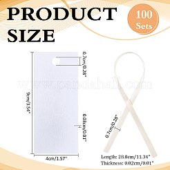100 Sets Blank Paper Gift Tags&nbsp;CDIS-ME0001-02C