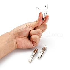 Iron Hair Barrette Findings&nbsp;X-PJH1014Y
