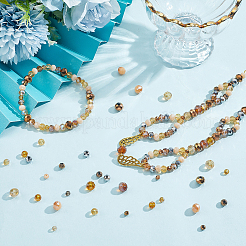 1050Pcs 18 Styles Electroplate Transparent Glass Beads&nbsp;EGLA-PA0001-15