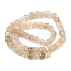 Natural Gold Rutilated Quartz Beads Strands&nbsp;G-C267-A03