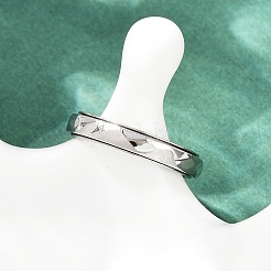 304 Stainless Steel Enamel Rotating Finger Rings&nbsp;RJEW-A074-04P