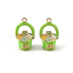 Alloy Enamel Pendants&nbsp;FIND-H024-01G