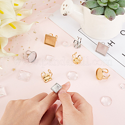 DIY Blank Dome Cuff Ring Making Kit&nbsp;DIY-DC0001-60