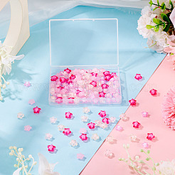 150Pcs 5 Styles Transparent Acrylic Beads&nbsp;MACR-TA0002-54