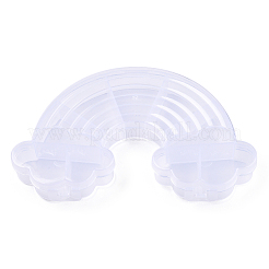 9 Grids Rainbow Plastic Bead Containers&nbsp;CON-T002-06