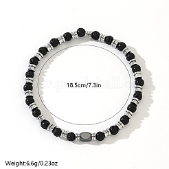 Bohemian Style Natural Lava Rock Beads Stretch Beads for Women Men&nbsp;CZ0038