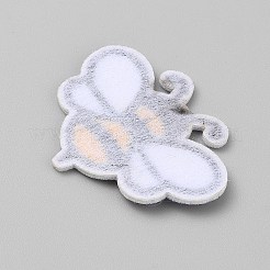 Polyester Embroider Thread Iron on Sew On Patches&nbsp;PATC-WH0023-03